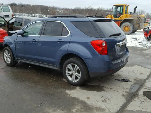 2CNFLEEC8B6472714 - 2011 CHEVROLET EQUINOX LT BLUE photo 3