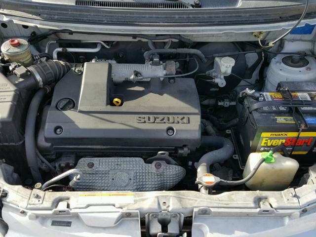 JS2RC61H745251215 - 2004 SUZUKI AERIO SX SILVER photo 7