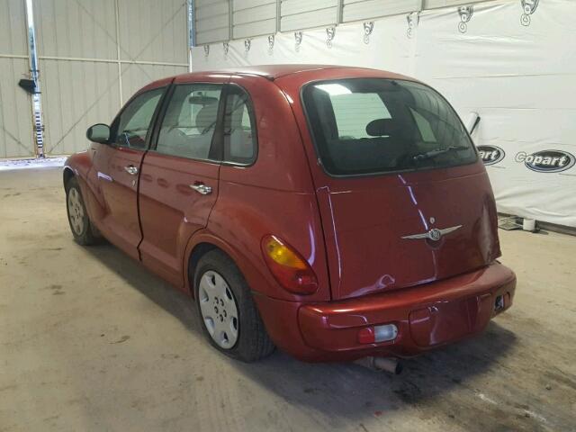 3C4FY48B35T537228 - 2005 CHRYSLER PT CRUISER BURGUNDY photo 3