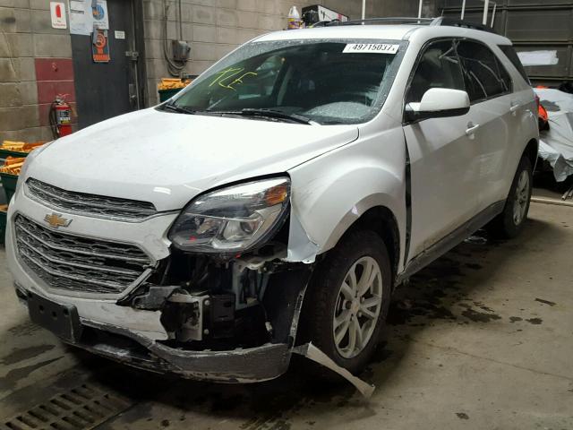 2GNFLFEKXH6285220 - 2017 CHEVROLET EQUINOX LT WHITE photo 2