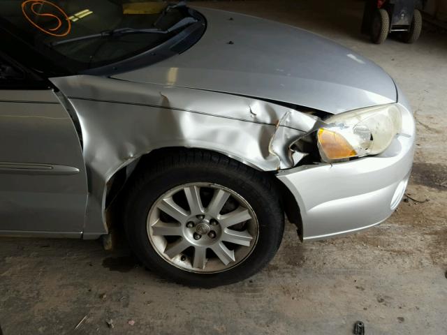 1C3EL75RX5N657304 - 2005 CHRYSLER SEBRING GT SILVER photo 9