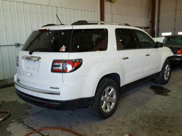 1GKKVPKD4EJ354662 - 2014 GMC ACADIA SLE WHITE photo 4