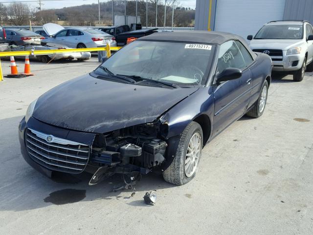 1C3EL55R15N537721 - 2005 CHRYSLER SEBRING TO BLUE photo 2