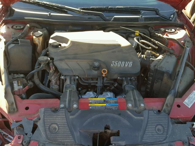 2G1WT58K081218971 - 2008 CHEVROLET IMPALA LT RED photo 7