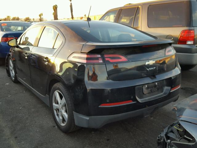 1G1RD6E47FU105607 - 2015 CHEVROLET VOLT BLACK photo 3