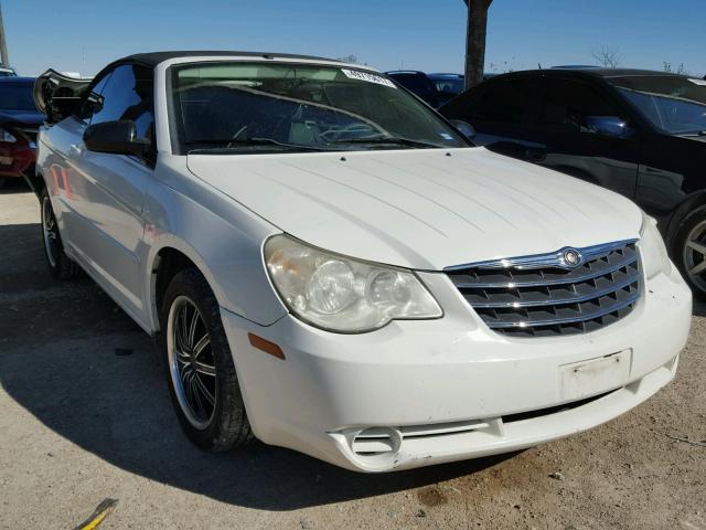 1C3LC45K28N147283 - 2008 CHRYSLER SEBRING WHITE photo 1