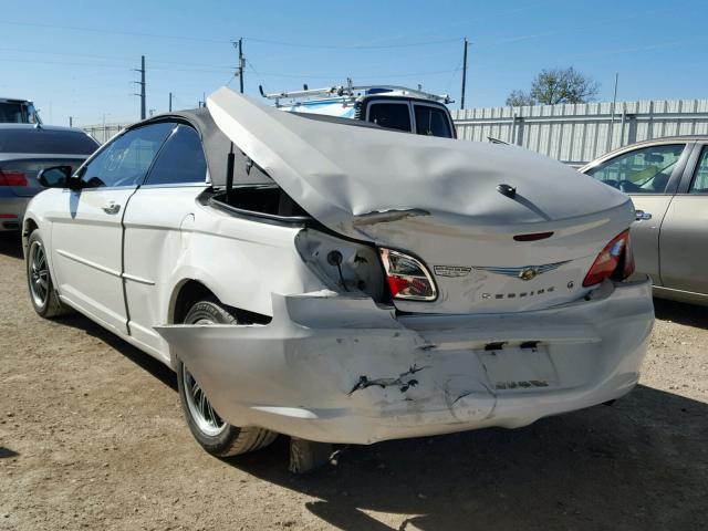 1C3LC45K28N147283 - 2008 CHRYSLER SEBRING WHITE photo 3