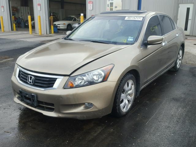 1HGCP3F72AA019807 - 2010 HONDA ACCORD EX GOLD photo 2