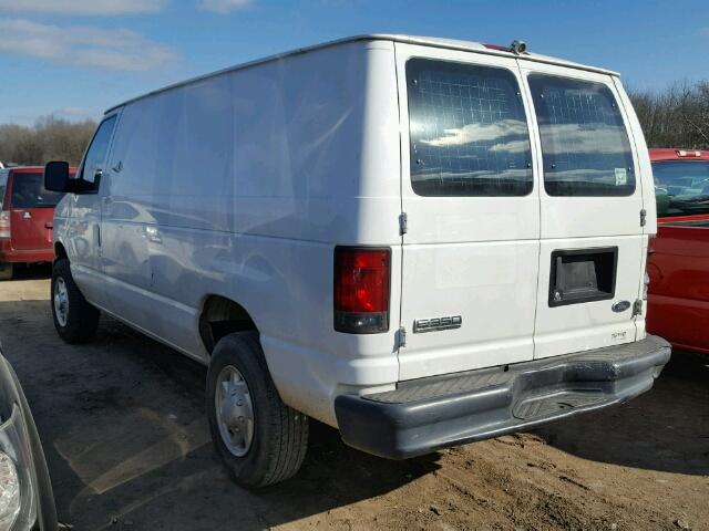 1FTSE34L08DB57757 - 2008 FORD ECONOLINE WHITE photo 3