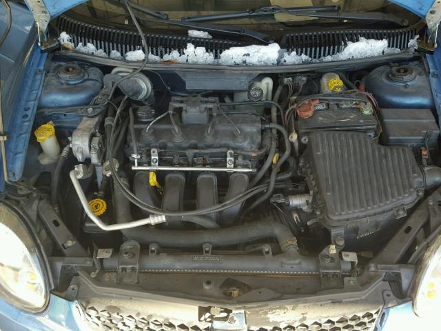 1B3ES56C43D197378 - 2003 DODGE NEON SXT BLUE photo 7