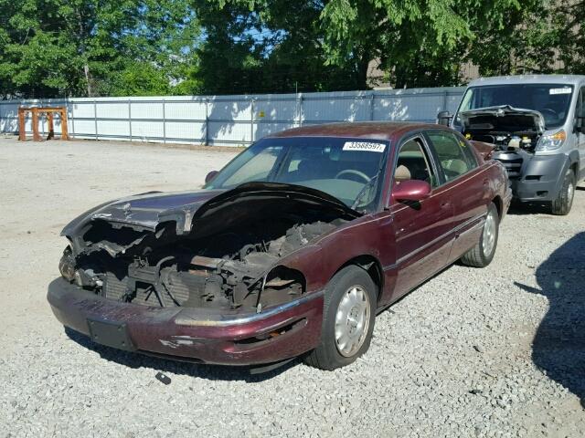 1G4CW52K5V4655595 - 1997 BUICK PARK AVENU MAROON photo 2