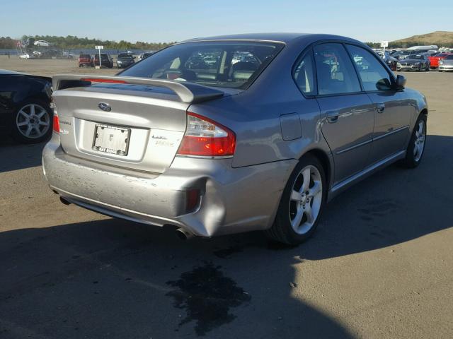 4S3BL626497211064 - 2009 SUBARU LEGACY 2.5 GRAY photo 4