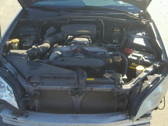 4S3BL626497211064 - 2009 SUBARU LEGACY 2.5 GRAY photo 7