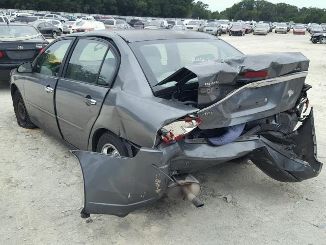 1G1ZS51F26F231434 - 2006 CHEVROLET MALIBU LS ნაცრისფერი ფოტო 3