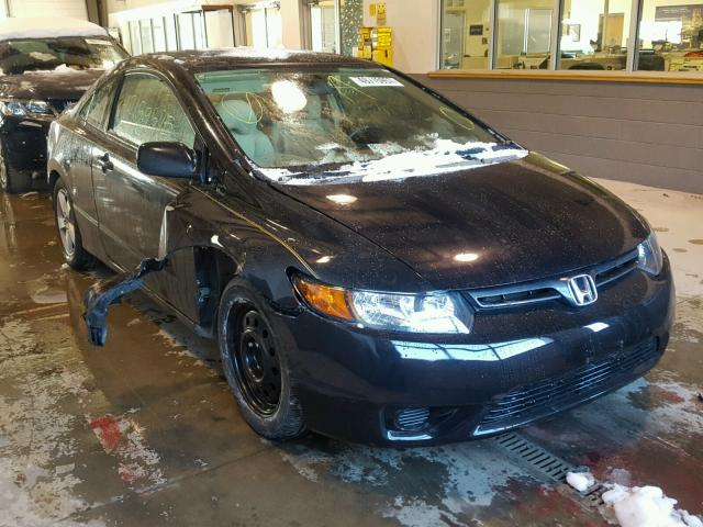 2HGFG12846H504135 - 2006 HONDA CIVIC EX BLACK photo 1