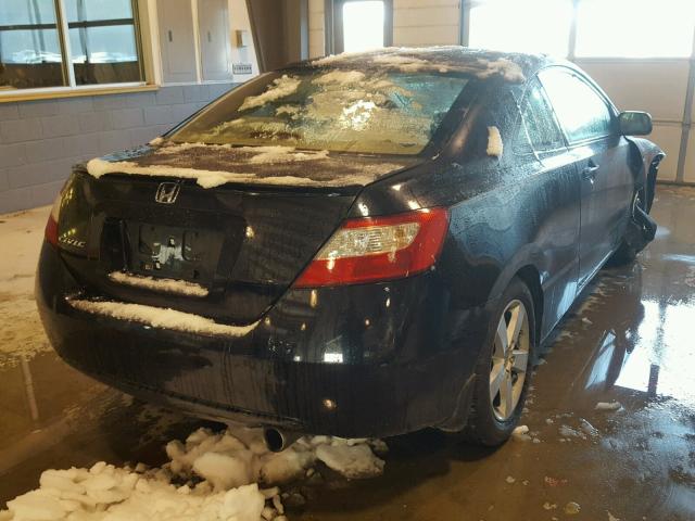 2HGFG12846H504135 - 2006 HONDA CIVIC EX შავი ფოტო 4