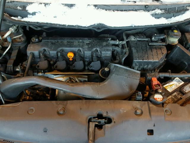 2HGFG12846H504135 - 2006 HONDA CIVIC EX შავი ფოტო 7