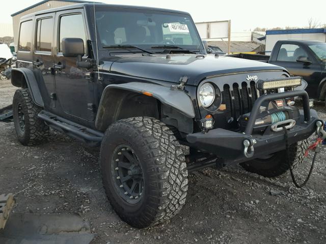 1C4BJWDG4CL138367 - 2012 JEEP WRANGLER U BLACK photo 1