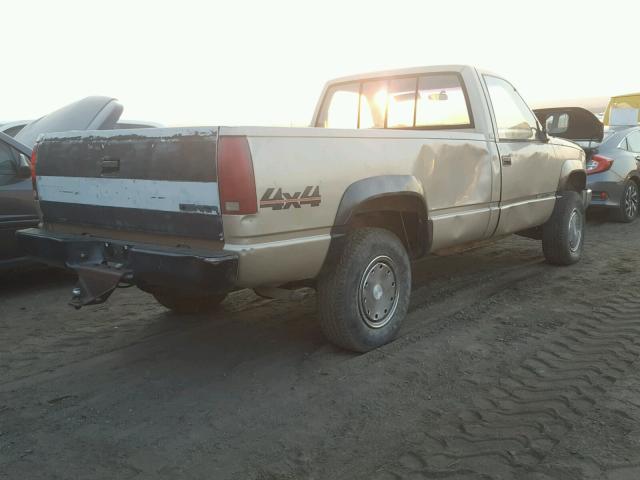 1GTGK24K4KE501205 - 1989 GMC SIERRA K25 TAN photo 4