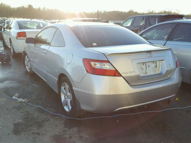 2HGFG12878H559911 - 2008 HONDA CIVIC EX SILVER photo 3