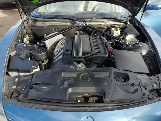 4USBT53554LT25049 - 2004 BMW Z4 3.0 ლურჯი ფოტო 7