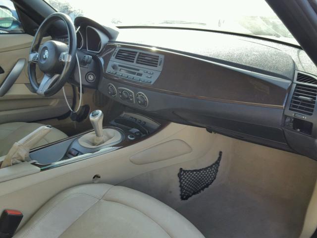 4USBT53554LT25049 - 2004 BMW Z4 3.0 ლურჯი ფოტო 9