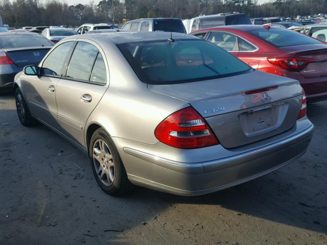 WDBUF65J53A358213 - 2003 MERCEDES-BENZ E 320 BEIGE photo 3