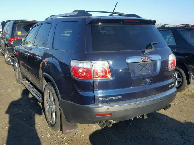1GKKVSED7BJ272192 - 2011 GMC ACADIA SLT Mavi foto 3