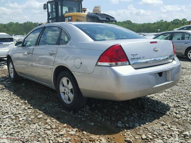 2G1WT58K769170478 - 2006 CHEVROLET IMPALA LT SILVER photo 3