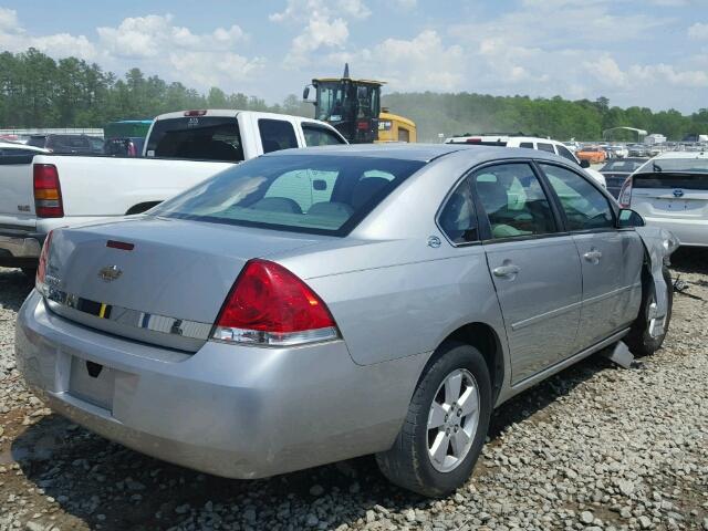 2G1WT58K769170478 - 2006 CHEVROLET IMPALA LT SILVER photo 4