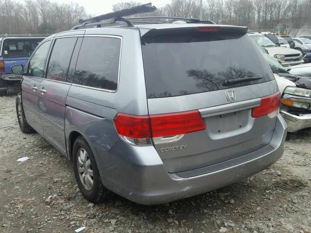 5FNRL38768B055986 - 2008 HONDA ODYSSEY EX GRAY photo 3