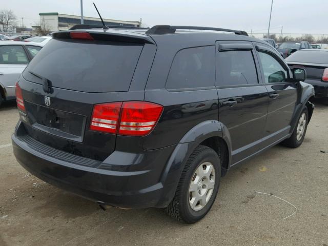 3D4GG47B89T177598 - 2009 DODGE JOURNEY SE BLACK photo 4