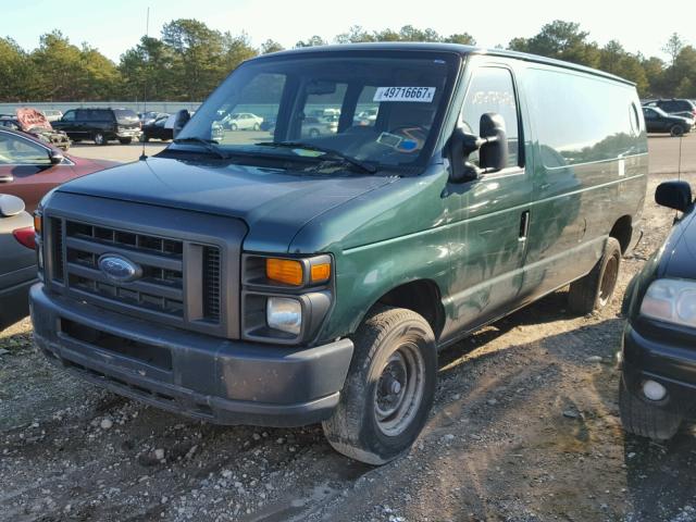 1FTNE24W08DA60219 - 2008 FORD ECONOLINE GREEN photo 2