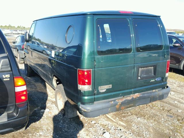 1FTNE24W08DA60219 - 2008 FORD ECONOLINE GREEN photo 3