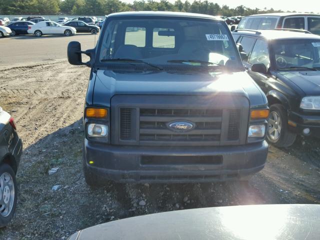 1FTNE24W08DA60219 - 2008 FORD ECONOLINE GREEN photo 9