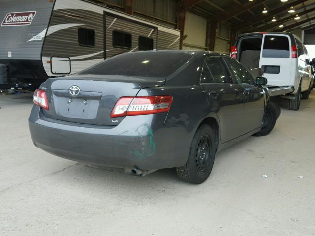 4T1BF3EK3BU719284 - 2011 TOYOTA CAMRY BASE BLACK photo 4