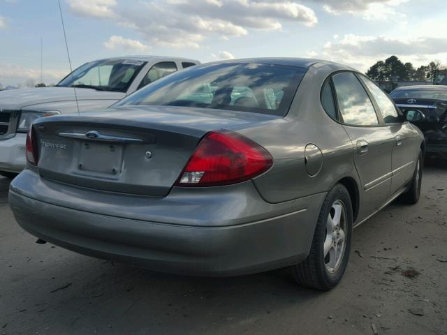 1FAFP53U23A232346 - 2003 FORD TAURUS SE BEIGE photo 4