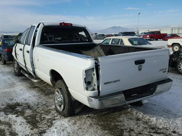 1D7KS28C16J246240 - 2006 DODGE RAM 2500 S WHITE photo 3