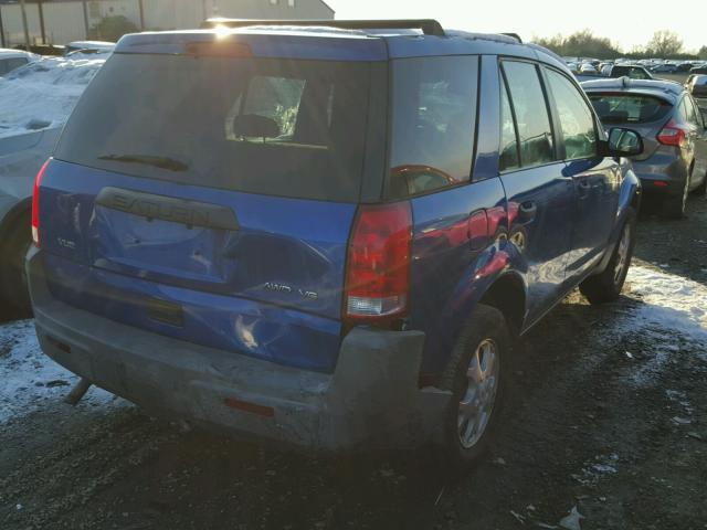 5GZCZ63B83S865597 - 2003 SATURN VUE BLUE photo 4