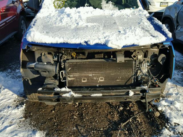 5GZCZ63B83S865597 - 2003 SATURN VUE BLUE photo 7