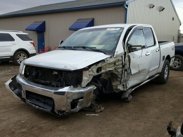 1N6AA07B84N519425 - 2004 NISSAN TITAN XE WHITE photo 2