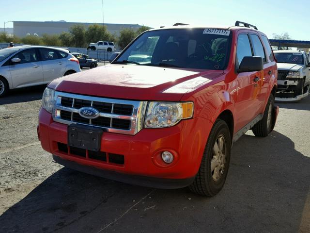 1FMCU03G49KA95301 - 2009 FORD ESCAPE XLT RED photo 2