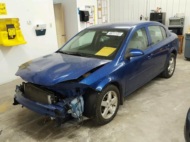 1G1AL52F457503080 - 2005 CHEVROLET COBALT LS BLUE photo 2