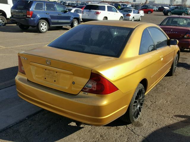 1HGEM229X1L035888 - 2001 HONDA CIVIC SI GOLD photo 4