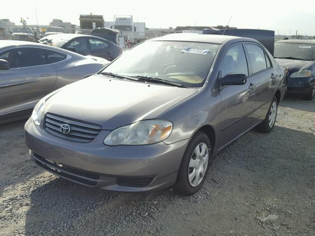 1NXBR32E54Z202528 - 2004 TOYOTA COROLLA CE GRAY photo 2