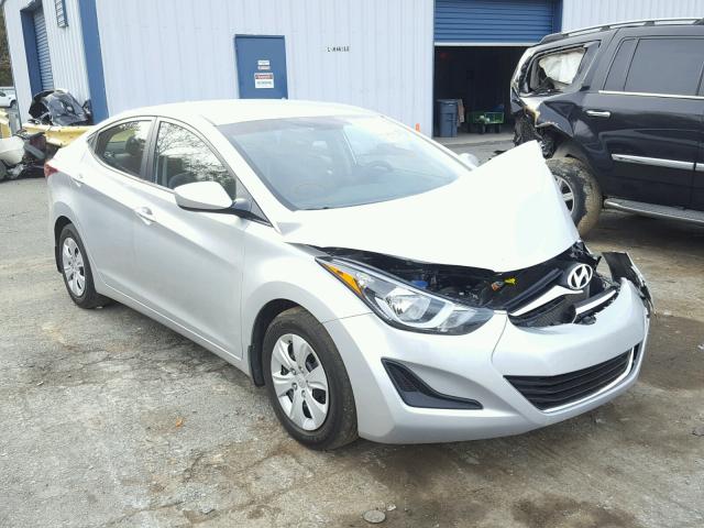 5NPDH4AE1GH795231 - 2016 HYUNDAI ELANTRA SE SILVER photo 1