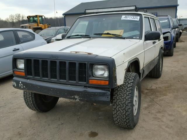 1J4FF68S7XL582182 - 1999 JEEP CHEROKEE S WHITE photo 2