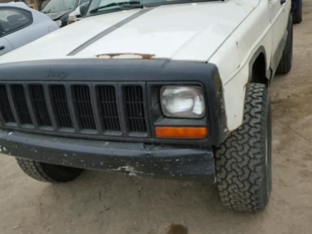 1J4FF68S7XL582182 - 1999 JEEP CHEROKEE S WHITE photo 9