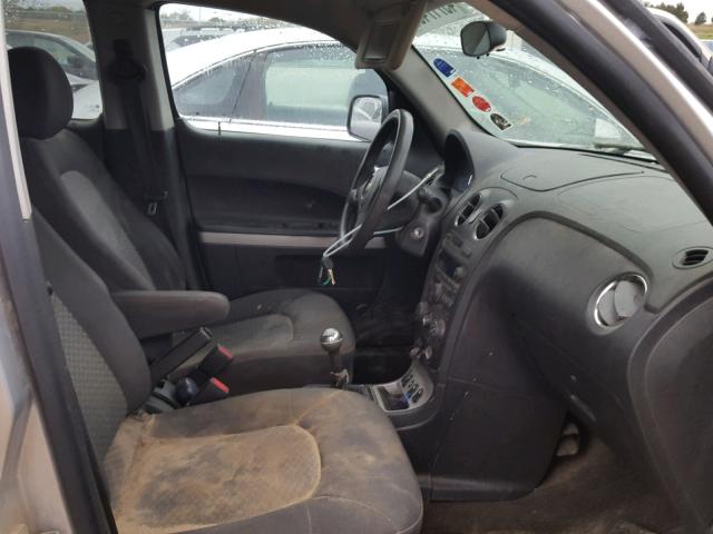 3GNDA13D87S625436 - 2007 CHEVROLET HHR LS ნაცრისფერი ფოტო 5