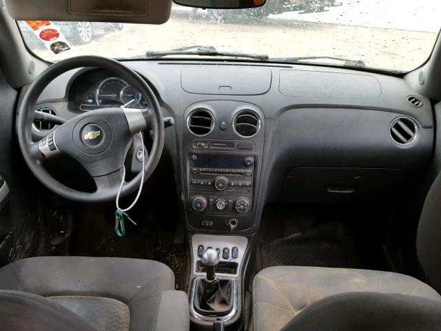 3GNDA13D87S625436 - 2007 CHEVROLET HHR LS ნაცრისფერი ფოტო 9